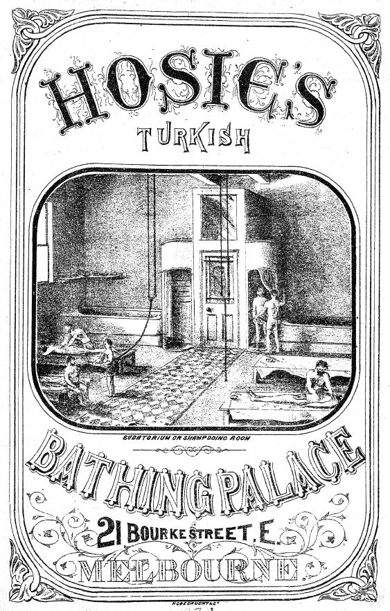 24-10-1873: The Turkish Baths, Bourke Street, Melbourne, Victoria ...